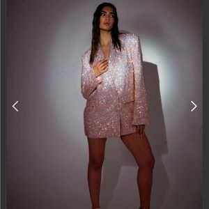 Sequin Blazer Dress